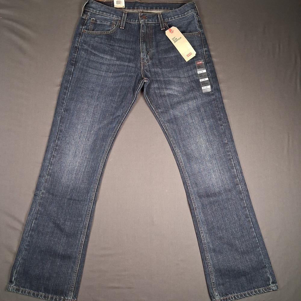 Levi's 527 Slim Bootcut jeans mens 32x32 cotton NEW